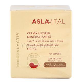 AslaVital Crema Antirid Mineralizanta pt Ten Sensibil