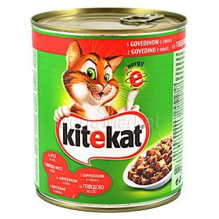 KiteKat Mancare pentru Pisici cu Vita 