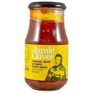 Jamie Oliver Sos Picant pt Paste cu Masline, Usturoi si Rosii