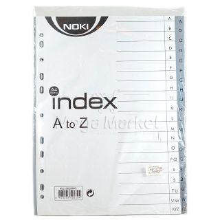 Noki Index Plastic A4 de la A-Z