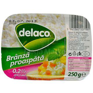 Delaco Crema de Branza Proaspata 0,2% grasime