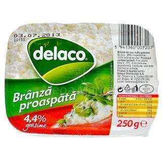 Delaco Crema de Branza Proaspata 4,4% grasime