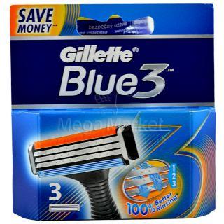 Gillette Blue 3 Rezerve pentru Aparatul de Ras