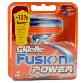 Gillette Fusion Power Rezerve pentru Aparat de Ras cu 5 Lame
