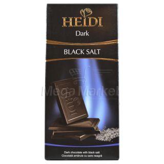 Heidi Dark Ciocolata Amaruie cu Sare Neagra
