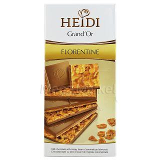 Heidi Grand'Or Ciocolata cu Lapte, Strat de Migdale Caramelizate