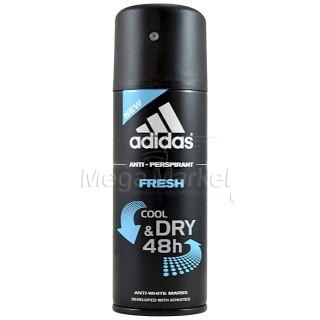 Adidas Fresh Cool & Dry 72h Deodorant Antiperspirant fara Urme Albe