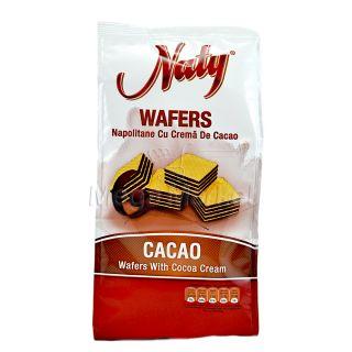 Naty Waffers Napolitane cu Crema de Cacao
