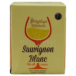 Dragalase Paharele Vin Alb Demisec Sauvignon Blanc 11% Alv