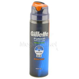 Gillette Fusion Proglide Snesitive 2in1 Gel de Ras Active Sport