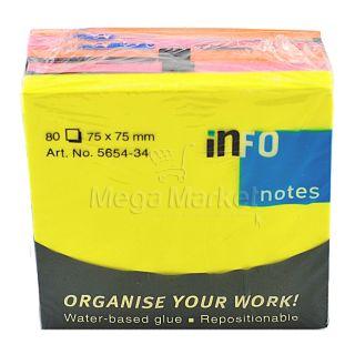 Scribant Post-it Notes 75x75mm 80 file