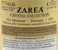 Zarea Crystal Collection Alb Demisec