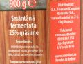 Napolact Smantana Fermentata 25% grasime