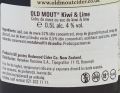 Old Mout Cidru de Mere cu Suc Kiwi si Lime 4% Alc
