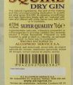 Squire Dry Gin 37.5% Alc