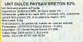 Payson Breton Unt Dulce 82% Grasime
